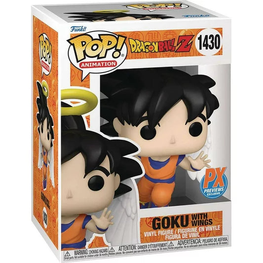 Funko Pop! Animation: Dragon Ball Z - Goku With Wings Px Previews #1430 With Protector