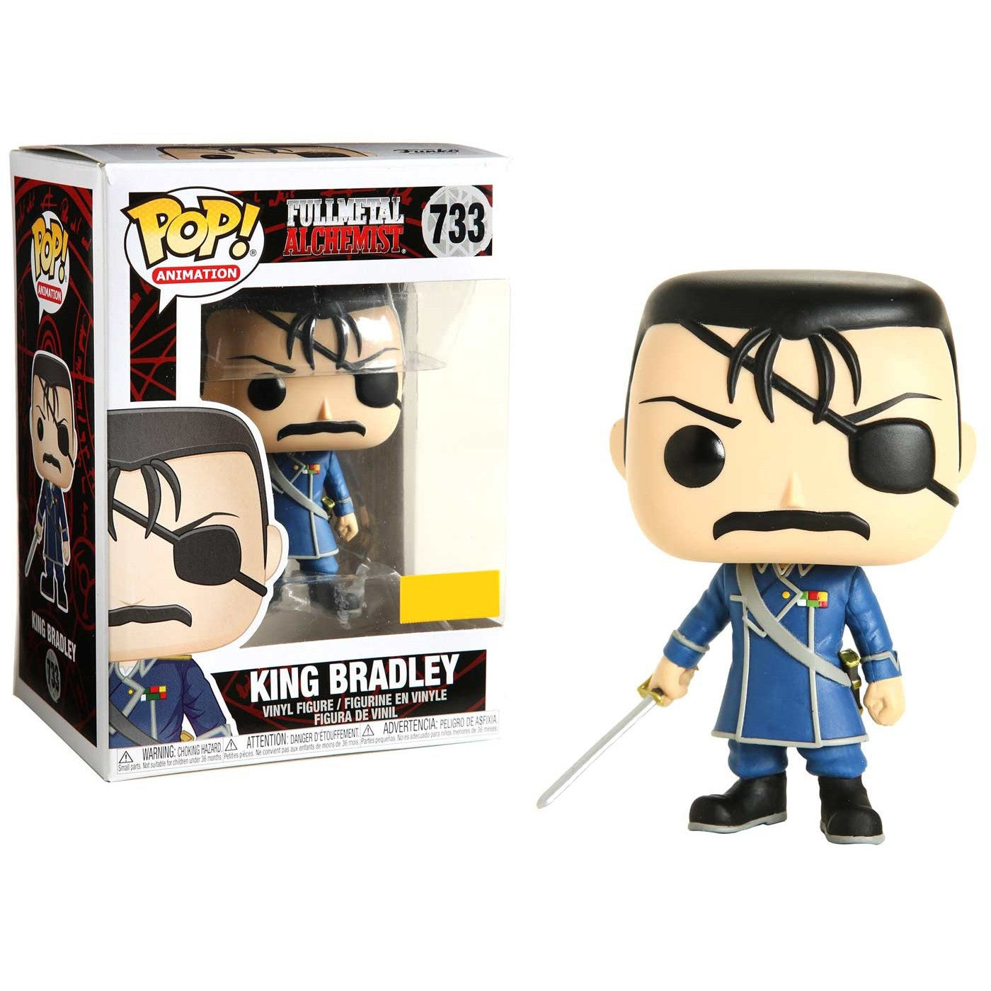 Funko Pop! Animation: Fullmetal Alchemist - King Bradley #733 Exclusive With Protector