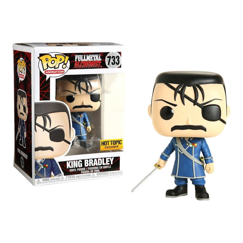 Funko Pop! Animation: Fullmetal Alchemist - King Bradley #733 Exclusive With Protector