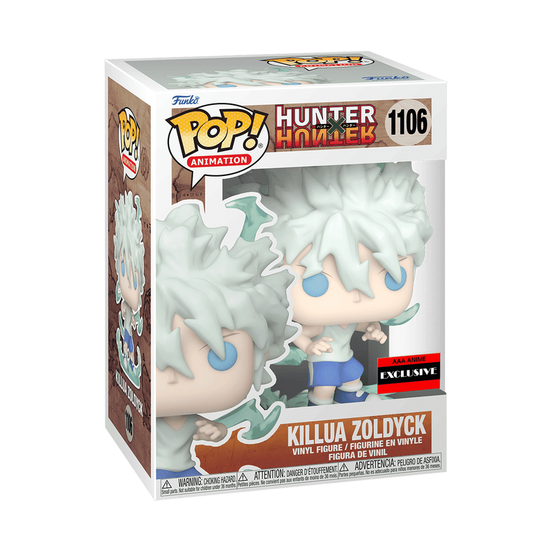 Funko Pop! Animation Hunter X Hunter - Killua Zoldyck #1106 With Protector