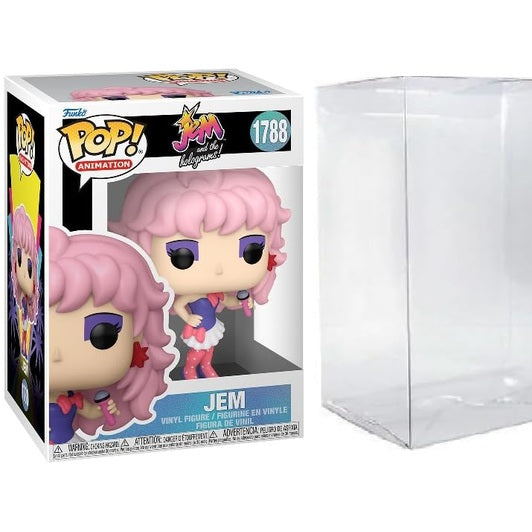 Funko Pop! Animation: Jem and the Holograms - Jem #1788 With Protector