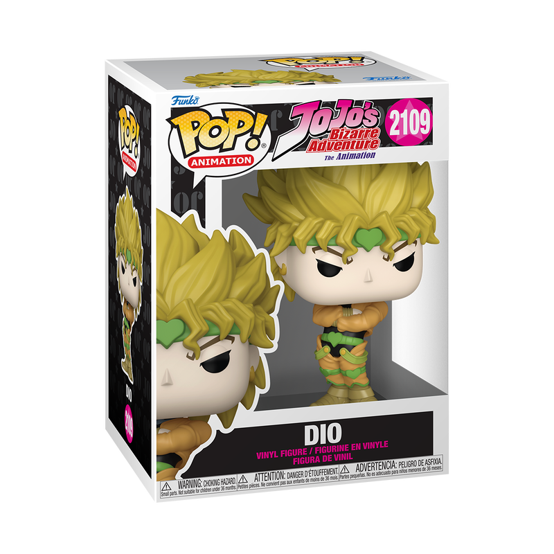 Funko Pop! Animation JoJo's Bizarre Adventure - Dio #2109 With Protector