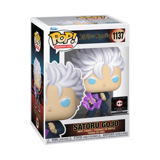 Funko Pop! Animation: Jujutsu Kaisen - Satoru Gojo Unmasked Exclusive #1137 With Protector