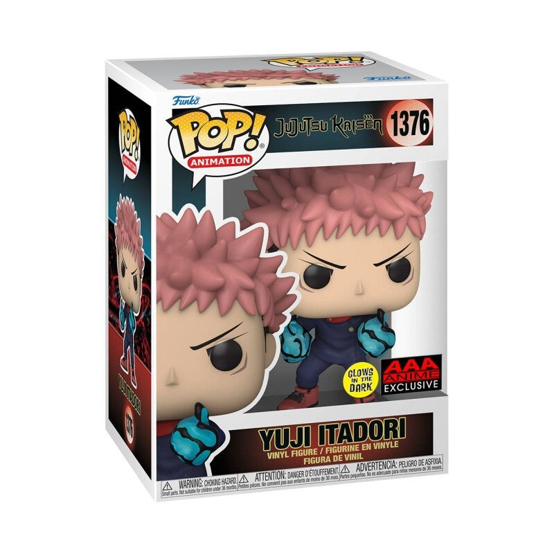 Funko Pop! Animation Jujutsu Kaisen - Yuji Itadori (GITD) Exclusive #1376 With Protector