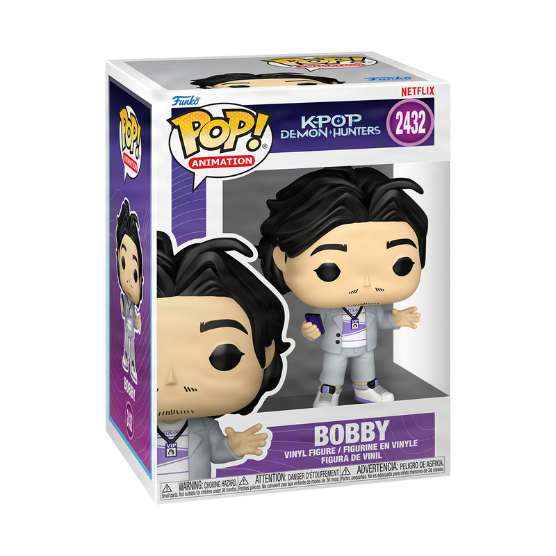 Funko Pop! Animation: K-Pop Demon Hunters - Bobby #2432 With Protector