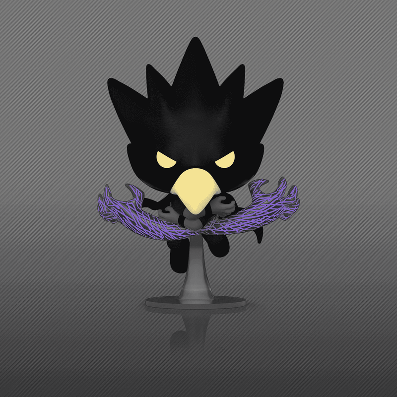 Funko Pop! Animation My Hero Academia - Fumikage Tokoyami GITD AAA Anime Exclusive #1351 With Protector