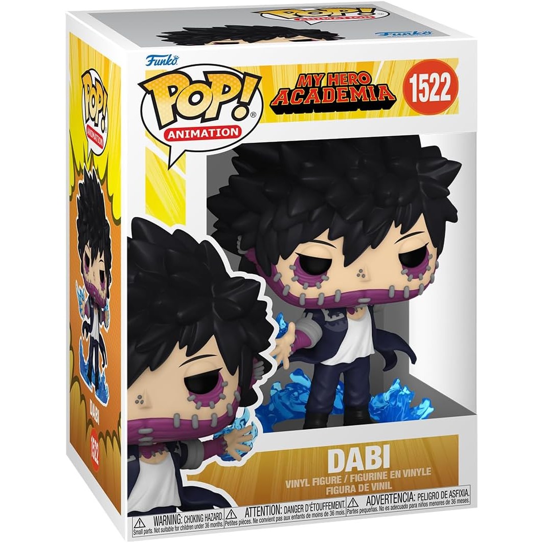 Funko Pop! Animation: My Hero Academia (MHA) Dabi (Flames) #1522 With Protector