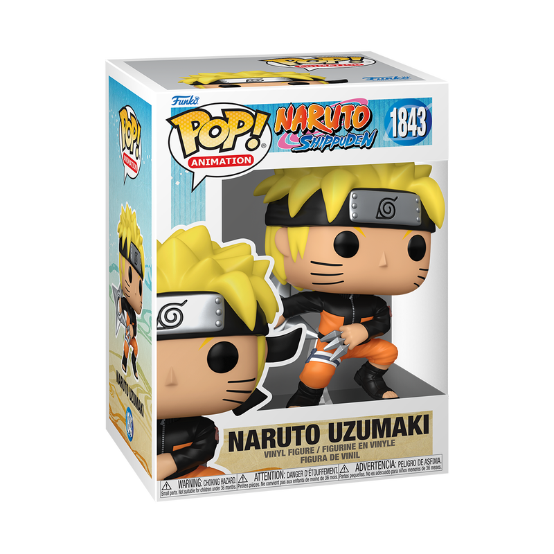 Funko Pop! Animation: Naruto Shippuden - Naruto Uzumaki #1843 With Protector