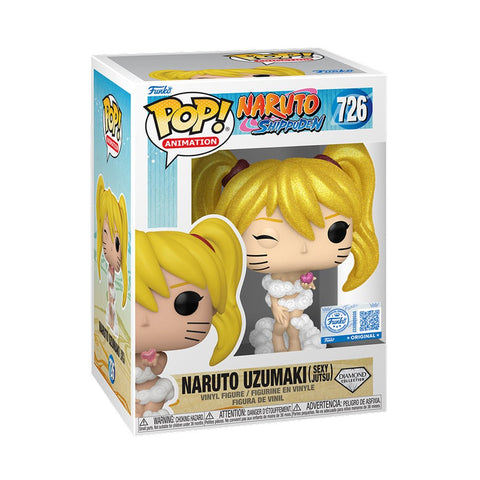 Funko Pop! Animation Naruto Shippuden: Naruto Uzumaki (Sexy Jutsu) Diamond Collection #726 With Protector