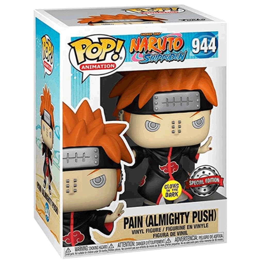 Funko Pop! Animation: Naruto Shippuden - Pain (Almighty Push) Exclusive #944 With Protector