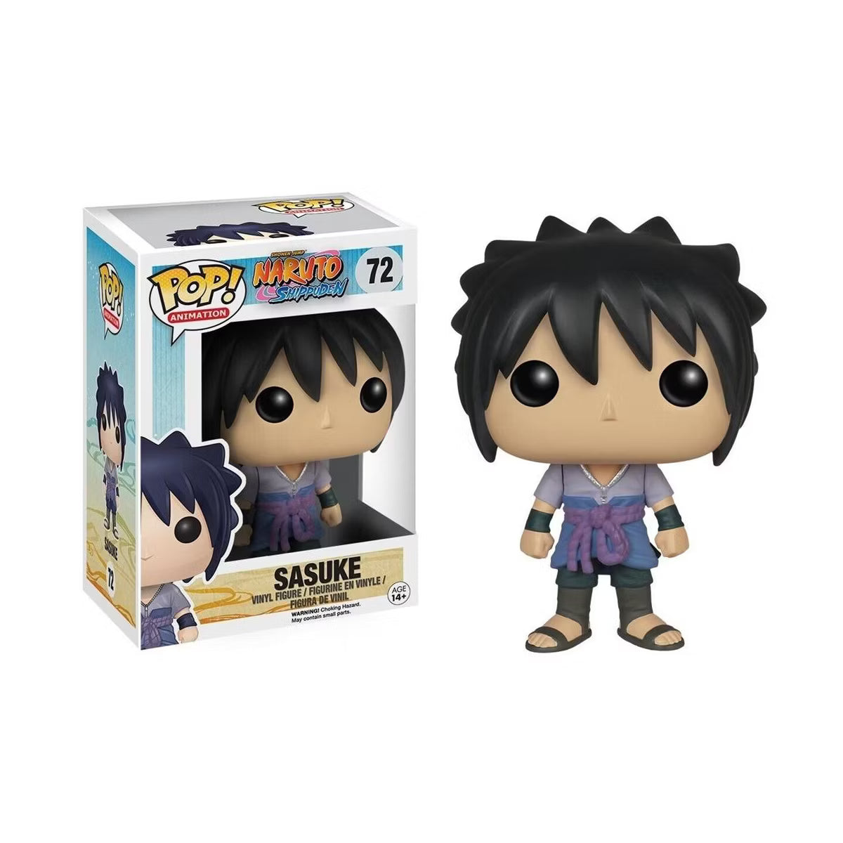 Funko Pop! Animation: Naruto Shippuden - Sasuke #72 With Protector