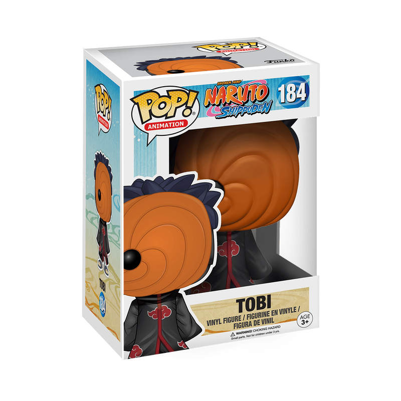 Funko Pop! Animation: Naruto Shippuden - Tobi #184 With Protector