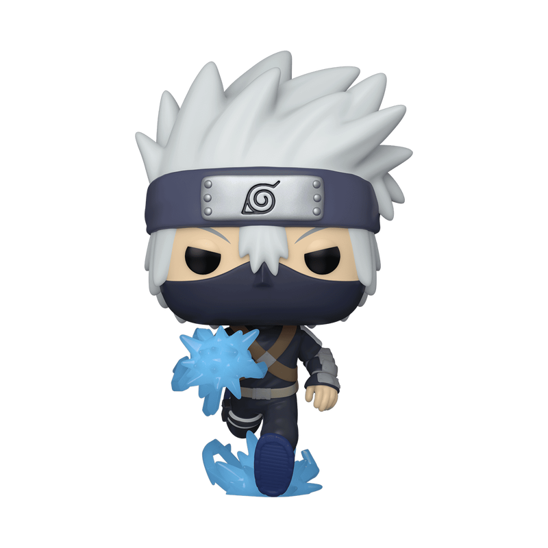 Funko Pop! Animation Naruto Shippuden - Young Kakashi GITD AAA Anime Exclusive #1199 With Protector