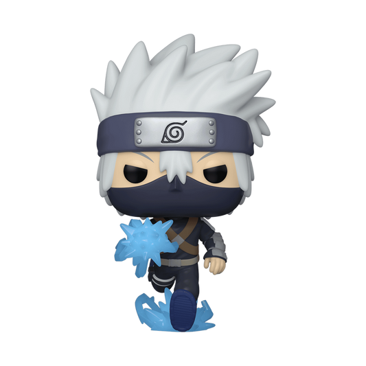 Funko Pop! Animation Naruto Shippuden - Young Kakashi GITD AAA Anime Exclusive #1199 With Protector