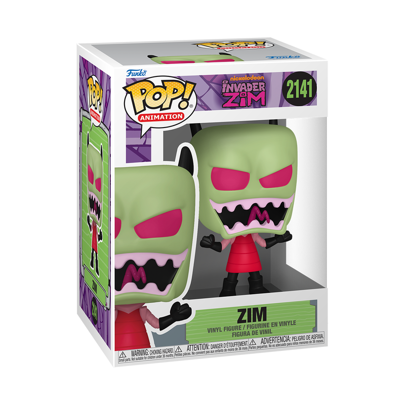 Funko Pop! Animation Nickelodeon Invader Zim - Zim (Laughing) #2141 With Protector