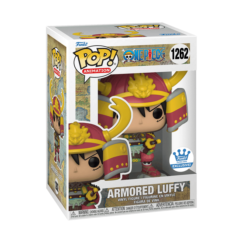 Funko Pop! Animation: One Piece - Armored Luffy Funko Shop Exclusive #1262 With Protector
