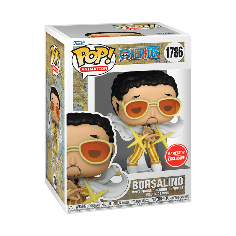 Funko Pop! Animation: One Piece – Borsalino Exclusive #1786 With Protector