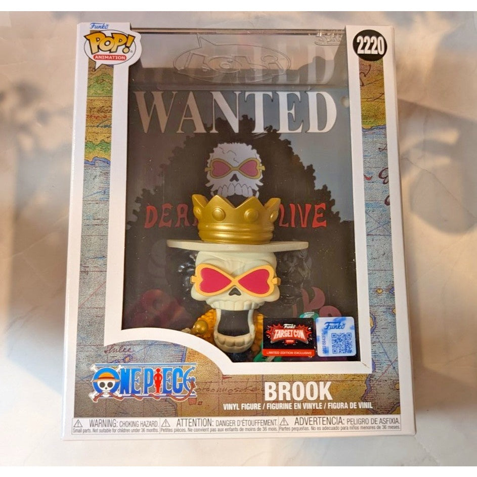 Funko Pop! Animation: One Piece - Brook Exclusive #2220 With Protector