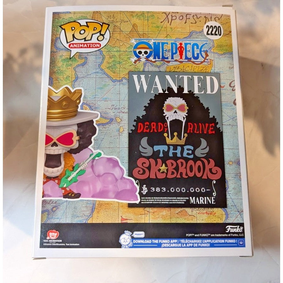 Funko Pop! Animation: One Piece - Brook Exclusive #2220 With Protector