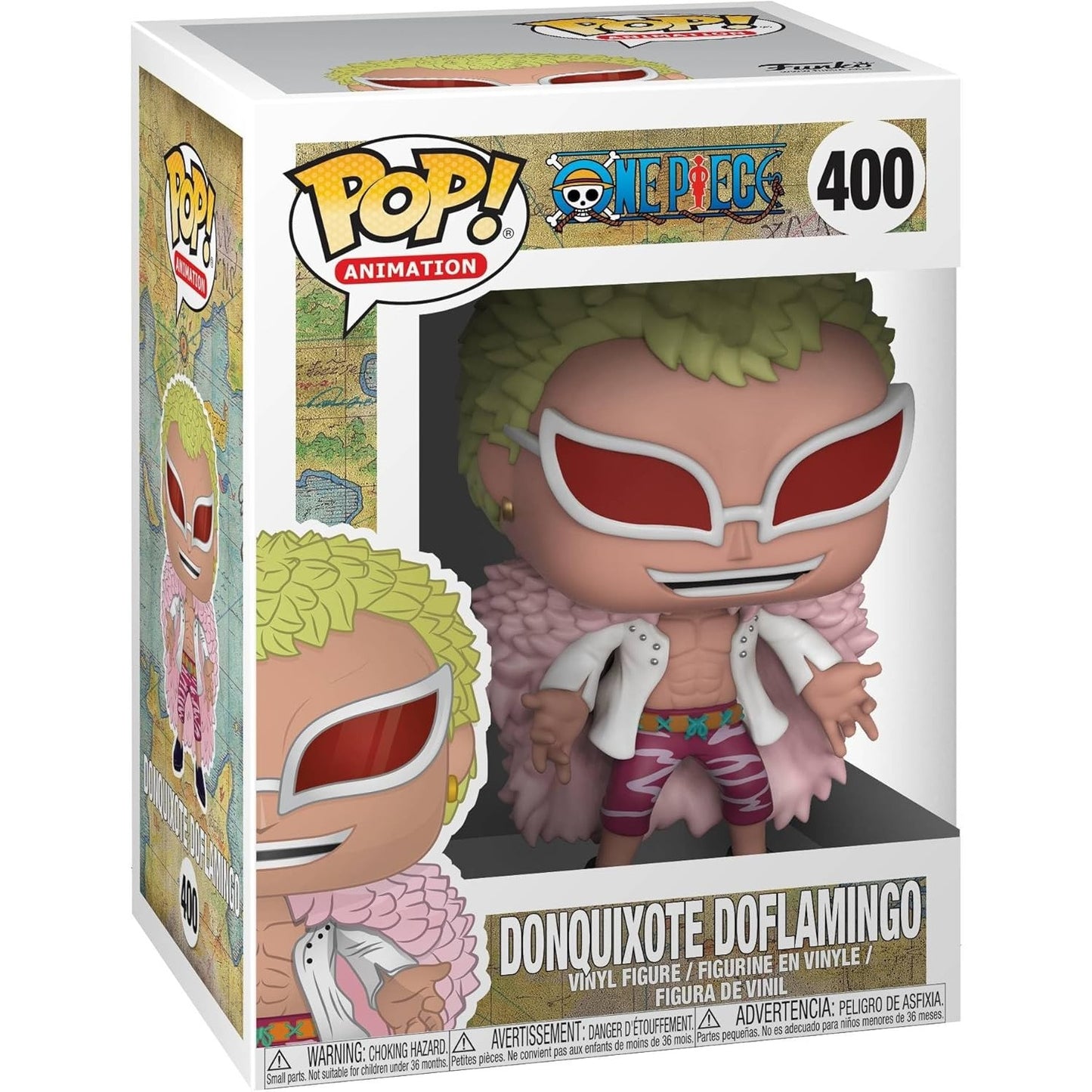 Funko Pop! Animation: One Piece - Donquixote Doflamingo #400 With Protector