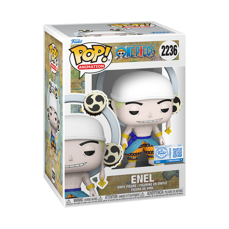 Funko Pop! Animation: One Piece - Enel Exclusive #2236 With Protector