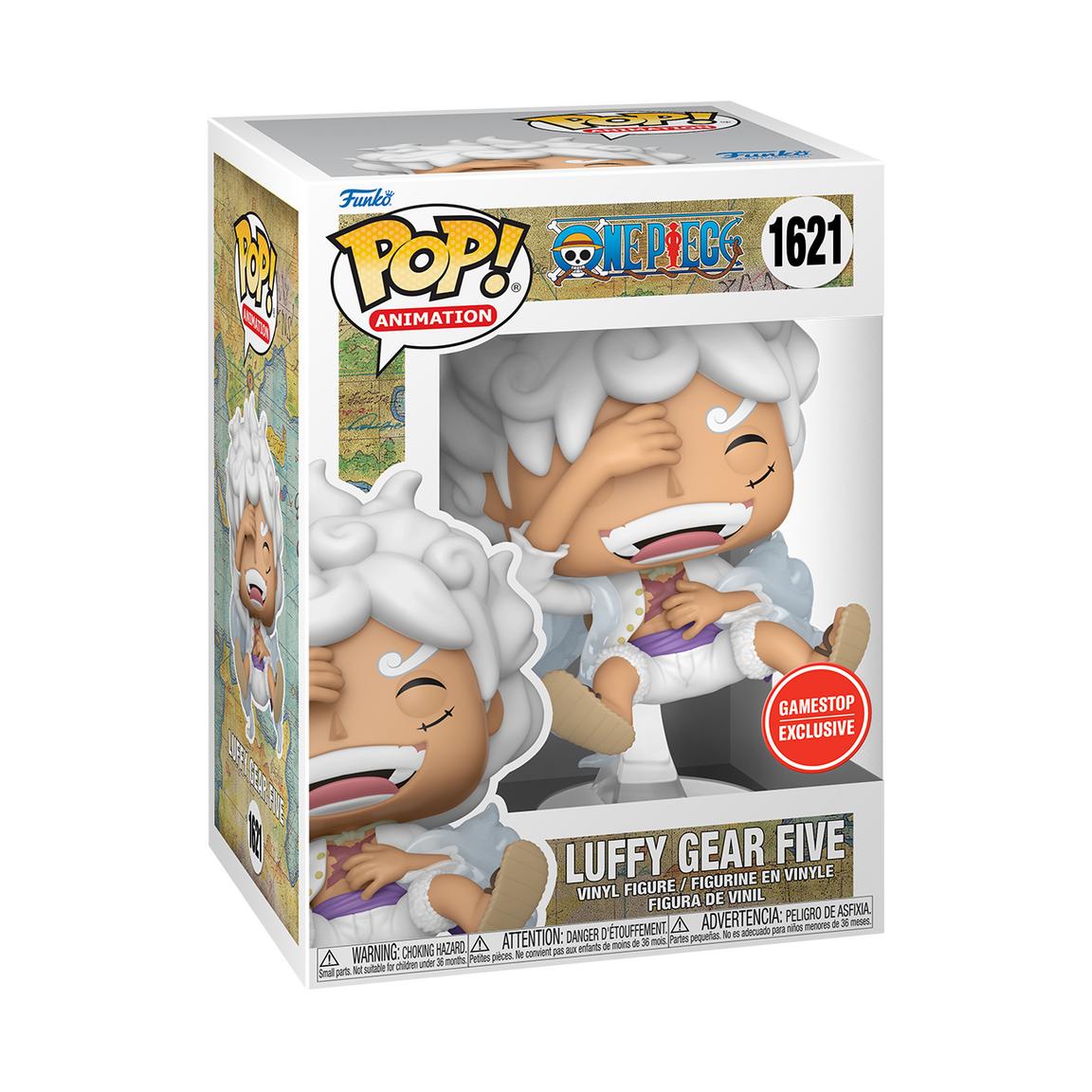 Funko Pop! Animation: One Piece - Luffy Gear Five Gamestop Exclusive #1621 With Protector