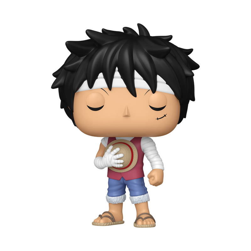 Funko Pop! Animation: One Piece - Monkey D. Luffy (Marineford Memorial) #1877 Exclusive With Protector