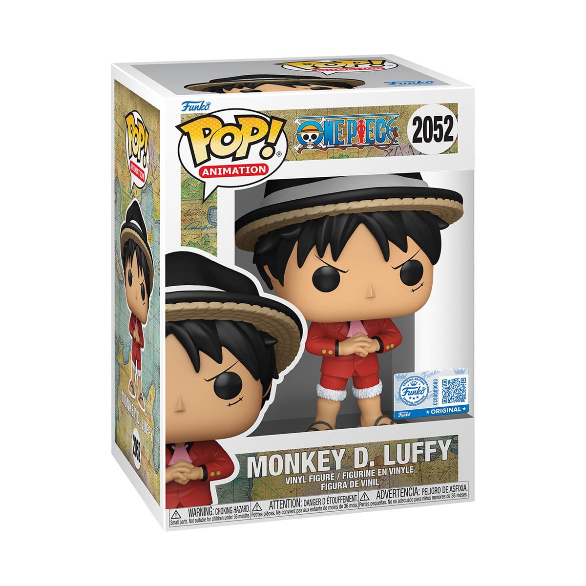 Funko Pop! Animation One Piece Monkey D. Luffy (Whole Cake) Exclusive #2052 With Protector