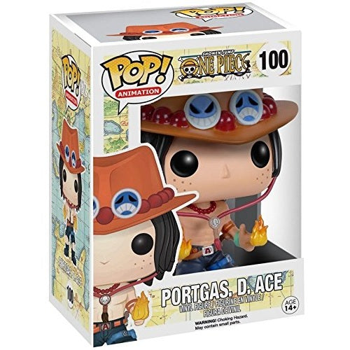 Funko Pop! Animation: One Piece - Portgas D. Ace #100 With Protector