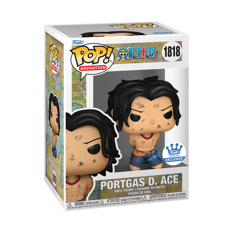 Funko Pop! Animation One Piece - Portgas D. Ace (Execution) Funko Shop Exclusive #1818 With Protector