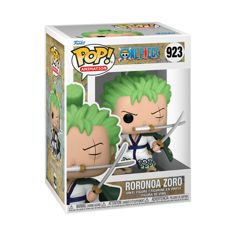 Funko Pop! Animation: One Piece - Roronoa Zoro #923 With Protector
