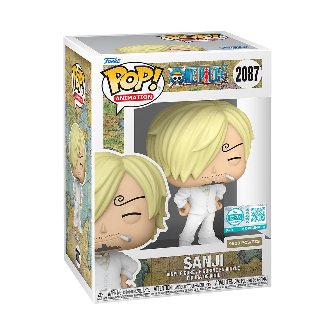 Funko Pop! Animation: One Piece - Sanji Exclusive #2087 With Protector