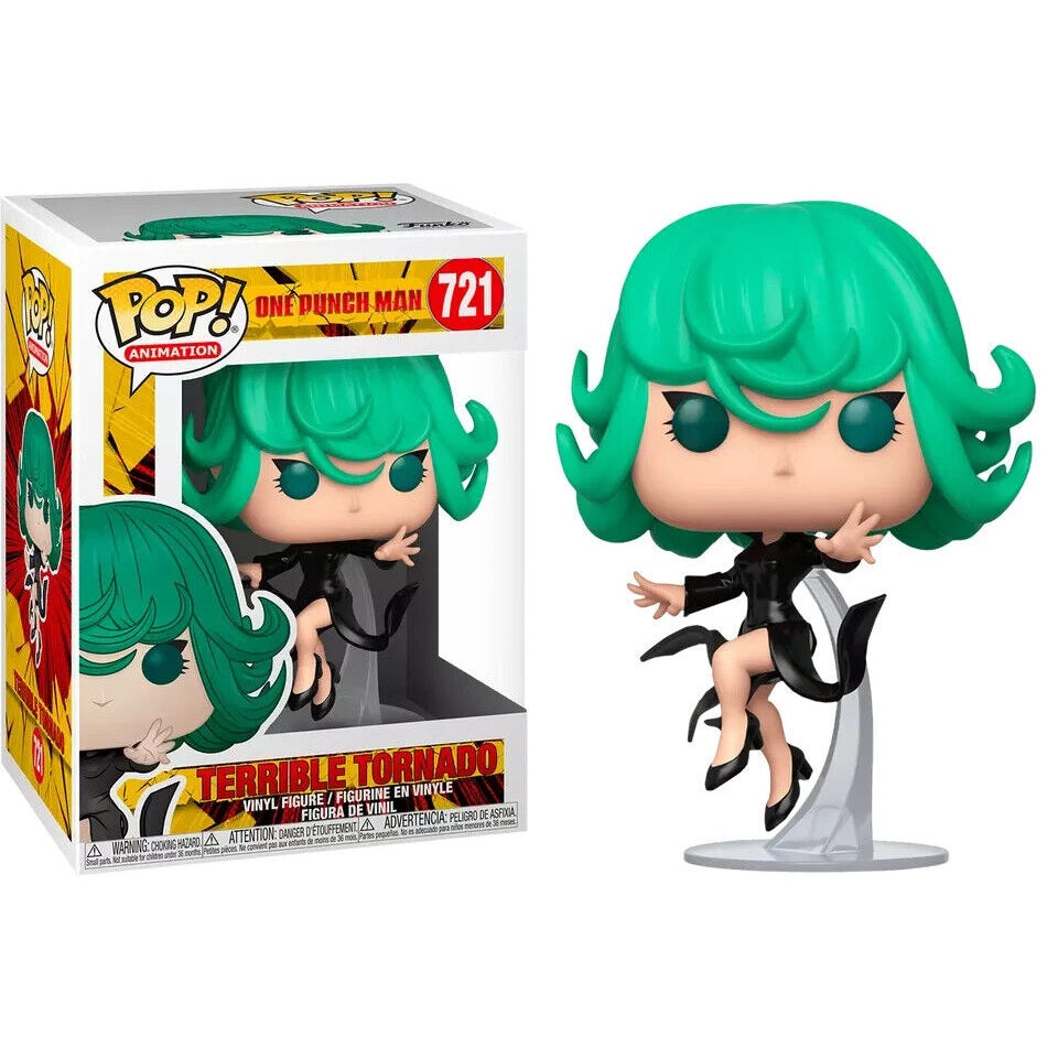 Funko Pop! Animation One Punch Man #721 Terrible Tornado With Protector