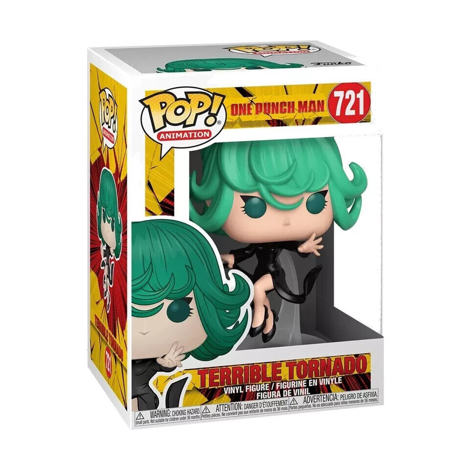 Funko Pop! Animation One Punch Man #721 Terrible Tornado With Protector