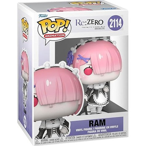 Funko Pop! Animation: Re:ZERO Ram #2114 With Protector