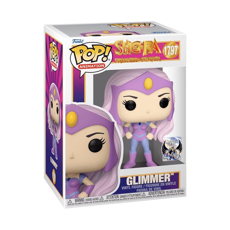 Funko Pop! Animation: She-Ra Princess of Power - Glimmer (40th Anniversary) #1797 With Protector