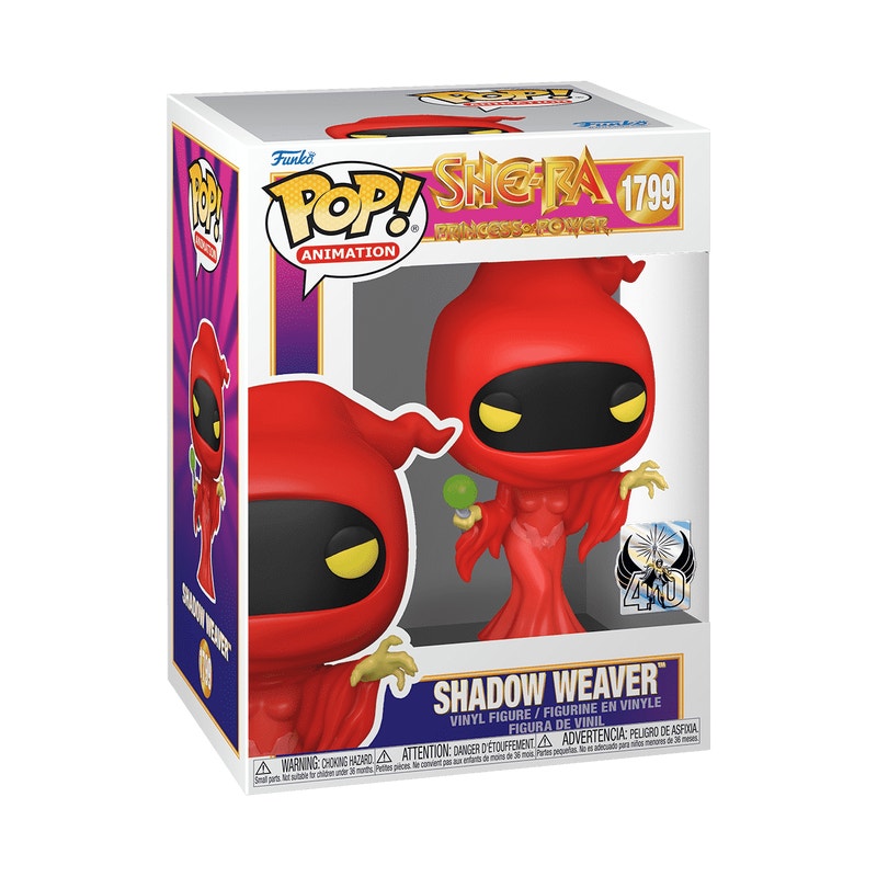 Funko Pop! Animation: She-Ra Princess of Power - Shadow Weaver (40th Anniversary) #1799 With Protector