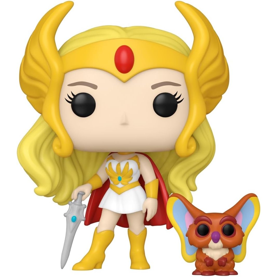 Funko Pop! Animation: She-Ra Princess of Power - She-Ra & Kowl (40th Anniversary) #1800 With Protector
