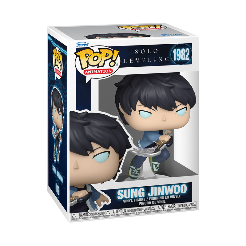 Funko Pop! Animation: Solo Leveling - Sung Jinwoo #1982 With Protector