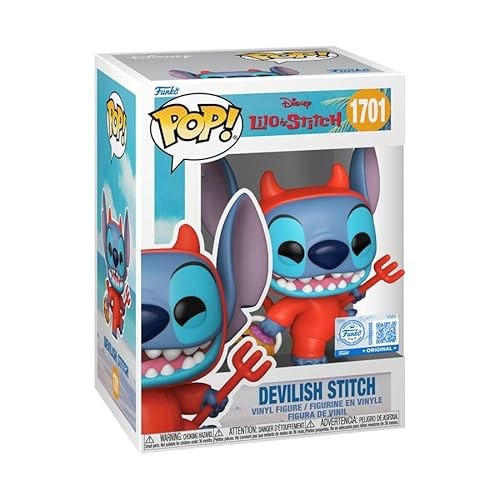 Funko Pop! Disney: Lilo and Stitch - Devilish Stitch Exclusive #1701 With Protector