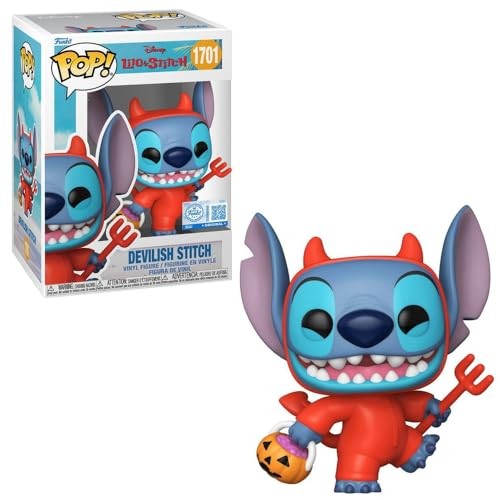 Funko Pop! Disney: Lilo and Stitch - Devilish Stitch Exclusive #1701 With Protector