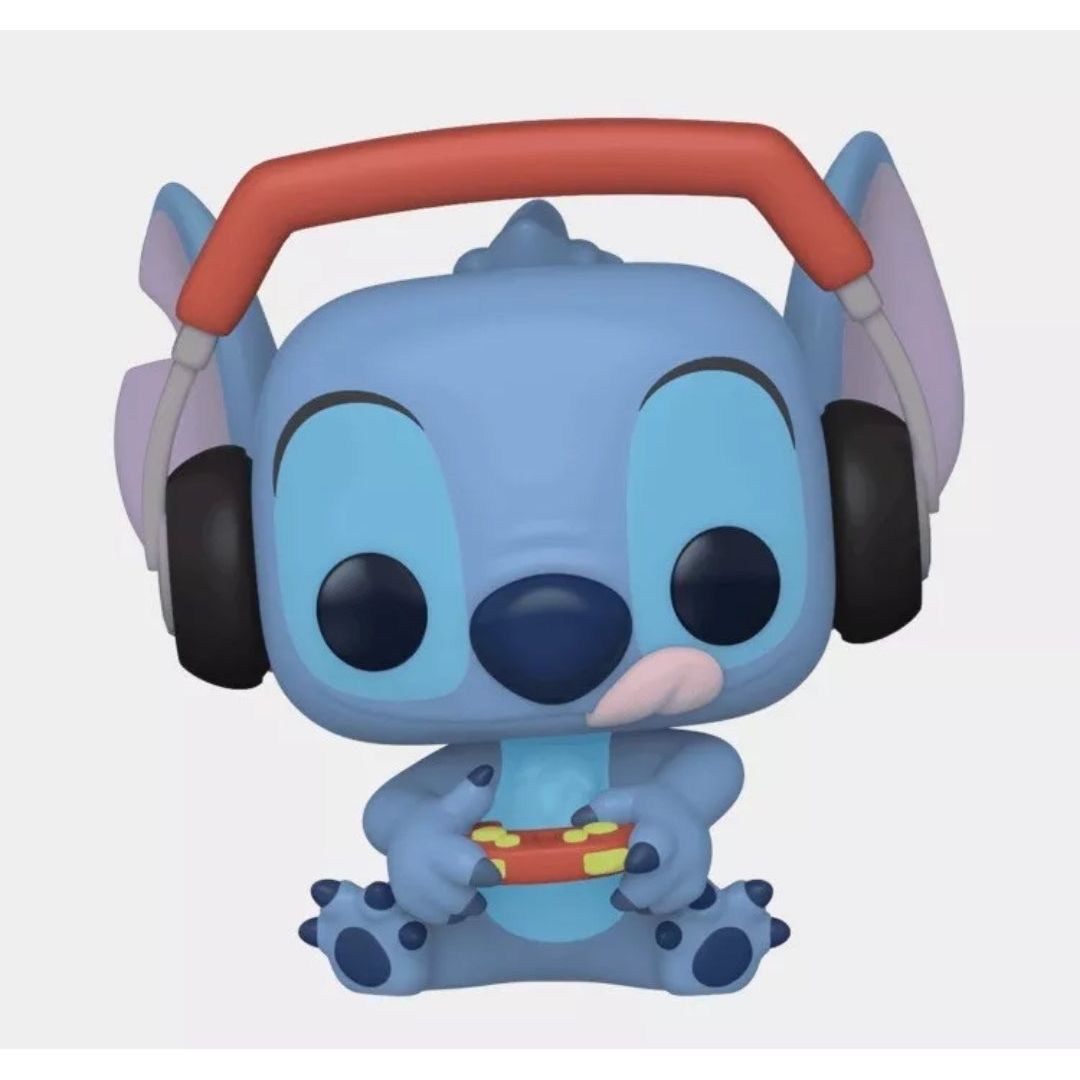 Funko Pop! Disney: Lilo & Stitch - Gamer Stitch Gamestop Exclusive #1229 With Protector