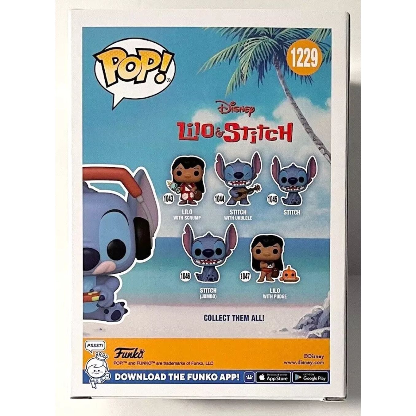 Funko Pop! Disney: Lilo & Stitch - Gamer Stitch Gamestop Exclusive #1229 With Protector