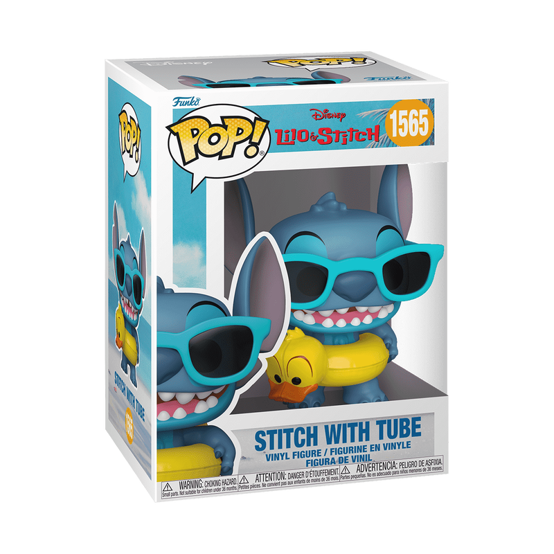 Funko Pop! Disney Lilo & Stitch - Stitch with Tube #1565 With Protector