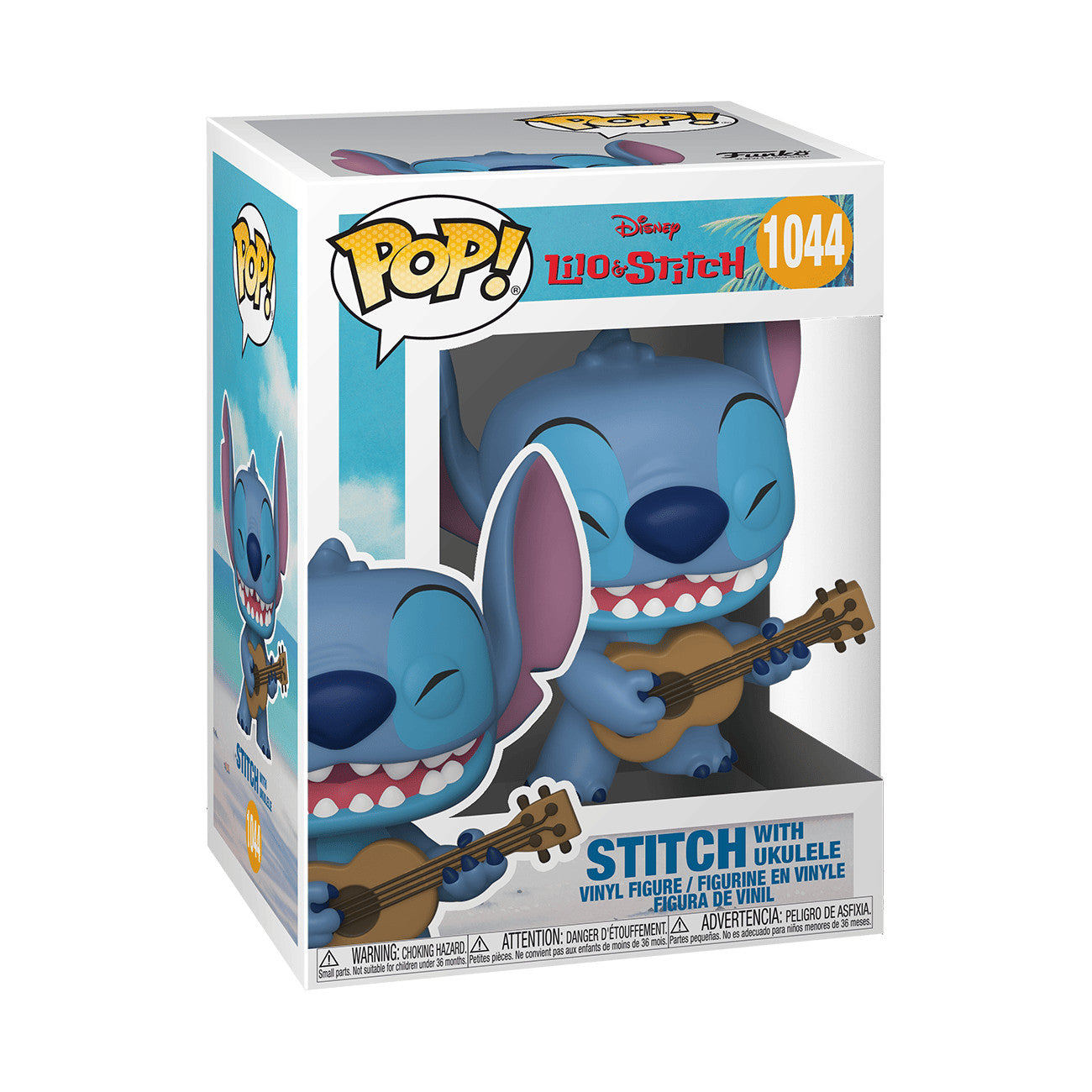 Funko Pop! Disney Lilo & Stitch - Stitch with Ukuele #1044 With Protector