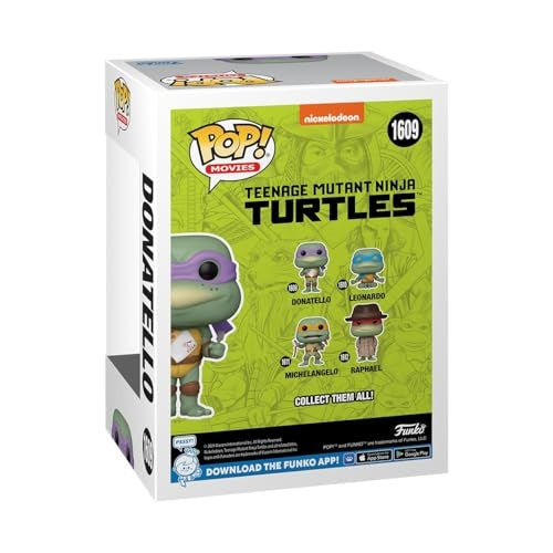 Funko Pop! Movies: Teenage Mutant Ninja Turtles - Donatello #1609 With Protector