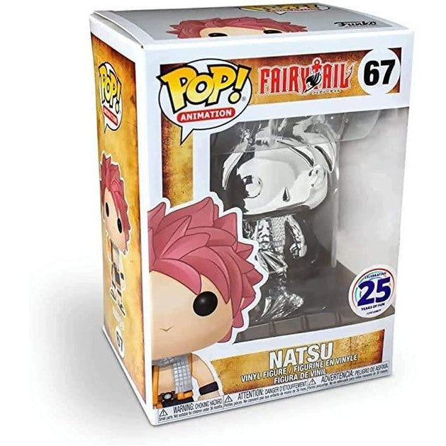 Funko Pop! Animation: Fairy Tail Natsu Silver Chrome W Protector