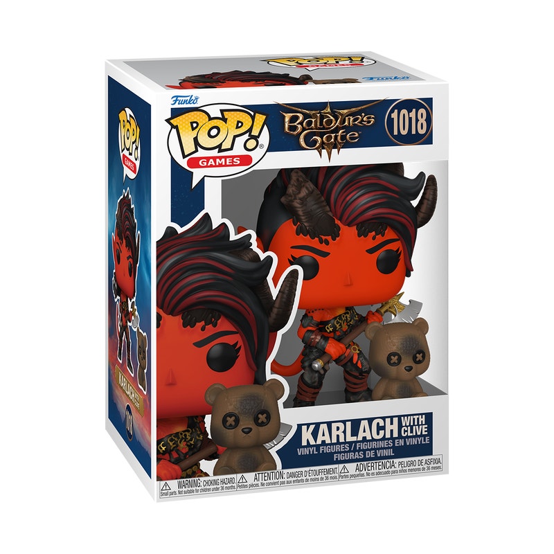 Funko Pop! Games: Baldur's Gate - Karlach With Clive #1018 With Protector