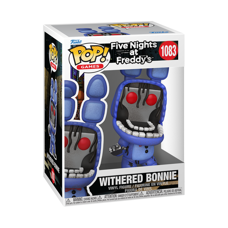 Funko Pop! Games: Five Nights At Freddy's - Withered Bonnie #1083 With Protector