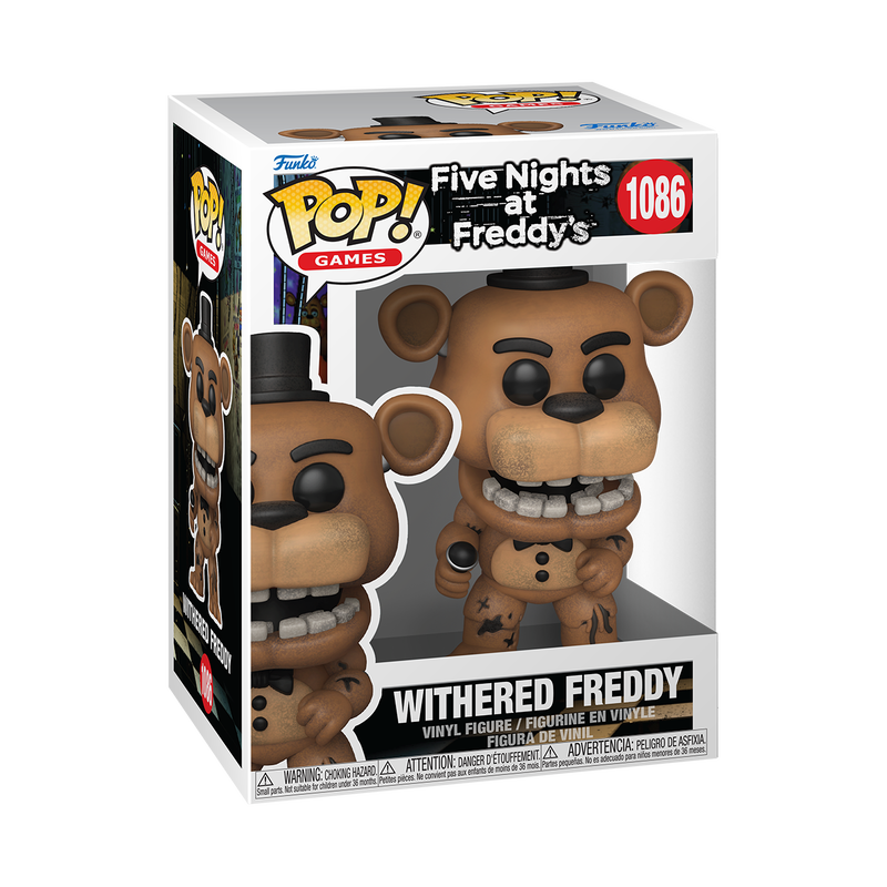 Funko Pop! Games: Five Nights At Freddy's - Withered Freddy #1086 With Protector